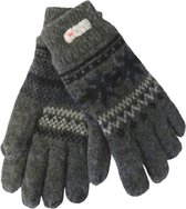 Handschoenen heren winter met Thinsulate voering, deels met wol.