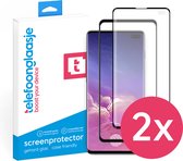 DuoPack: Samsung Galaxy S10 Plus screenprotector gehard glas Case Friendly