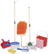 Playkidz Deluxe Cleaning Role Play Set - 11 Delige Schoonmaakset