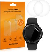 kwmobile 3x screenprotector voor Samsung Galaxy Watch 4 Classic (42mm) - Beschermende folie voor fitnesstracker