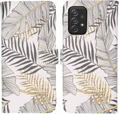 iMoshion Design Softcase Book Case Samsung Galaxy A72 hoesje - Glamour Botanic