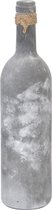 Decoratieve fles grijs - ø7.5x31.5cm