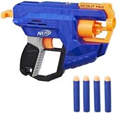 Nerf N-Strike Elite Scout MKII - incl 4 pijltjes - klein nerf geweer - 8+