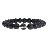 Bela Donaco Armband Luxury B10 – mat Onyx – Sterling Zilver