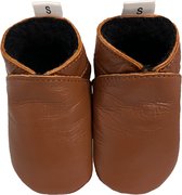 Chaussons d'hiver BabySteps Plain Caramel taille 28/29