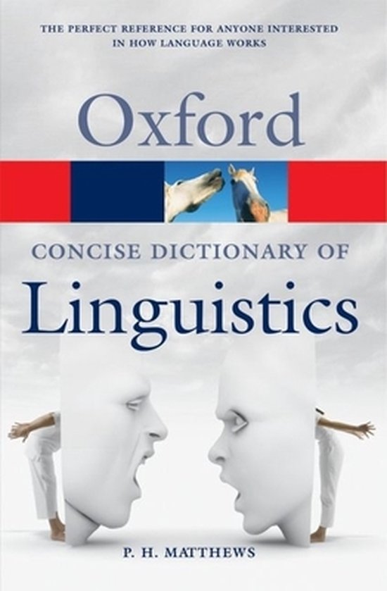 Concise Oxford Dictionary Of Linguistics - cover