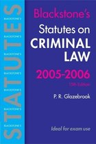 Statutes on Criminal Law 2005/2006