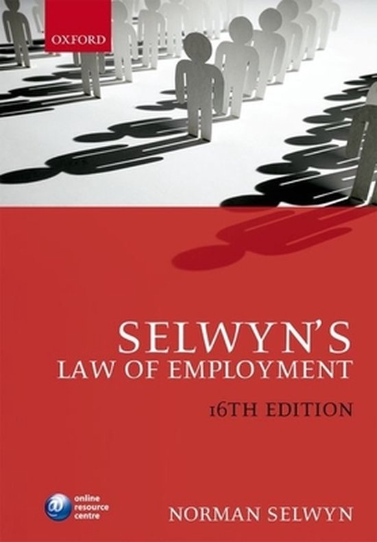 Selwyn's Law Of Employment 9780199578733 Norman M. Selwyn Boeken