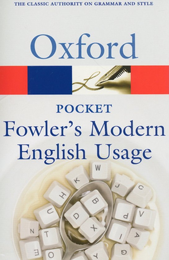 Pocket Fowler'S Modern English Usage - cover