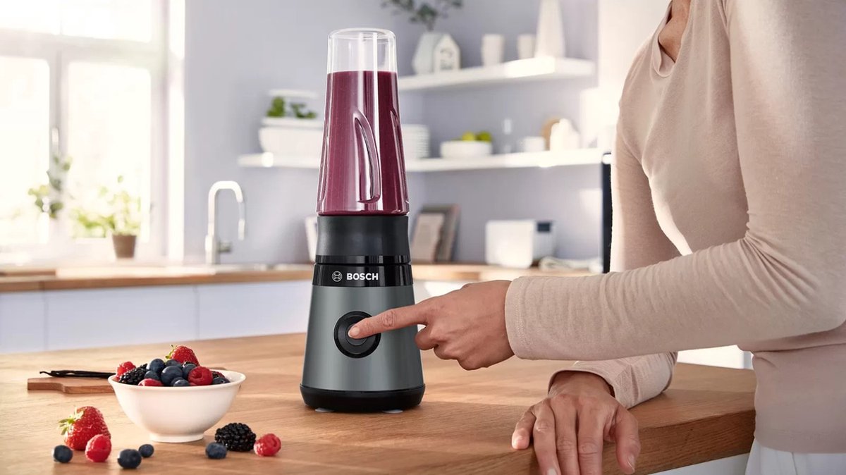 Optimum 9200A Vortex blender, 2 liter Tritan kunstof (BPA-vrij) mengbeker, 2611 watt, 3 pk, 6 Roestvrijstalen messen (Rood