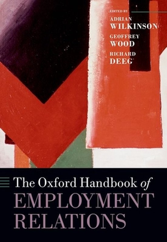 ISBN The Oxford Handbook of Employment Relations ( Comparative Employment Systems ), Anglais, Livre broché, 784 pages