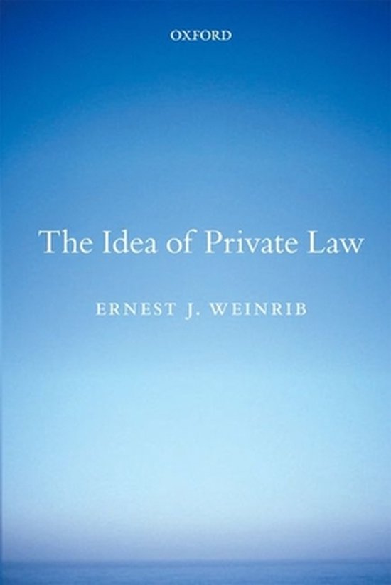 Idea Of Private Law P - cover