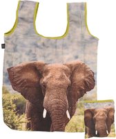 Boodschappentas (vouwtas) - olifant - Esschert Design
