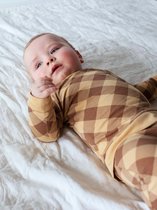 Quapi jongens pyjama PuckW21 aop Brown Soft Check