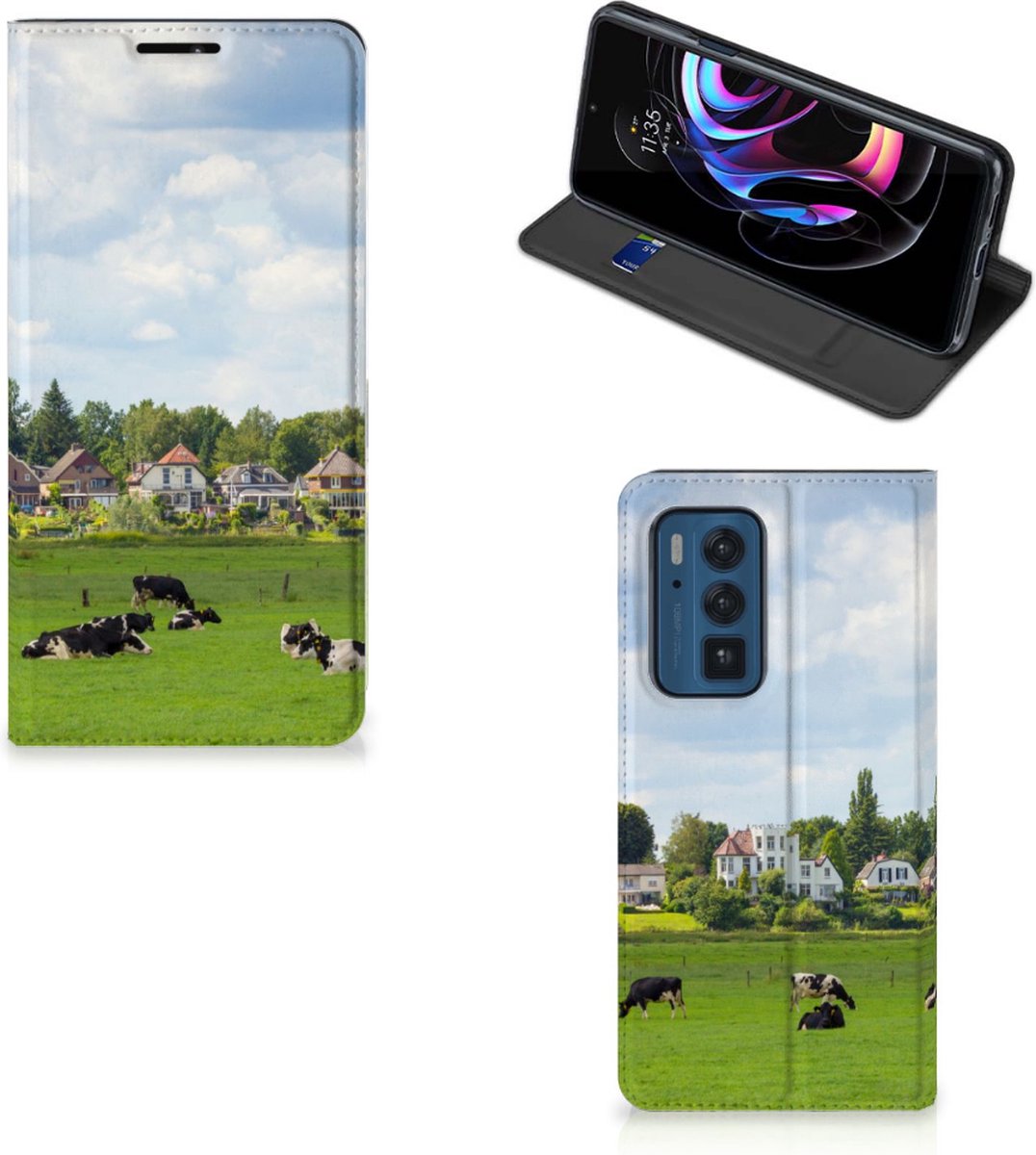 Motorola Edge 20 Pro Hoesje maken Koeien