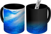 Magische Mok - Foto op Warmte Mok - Zee - Zon - Blauw - 350 ML