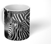 Mok - Zebra zwart-wit fotoprint - 350 ML - Beker