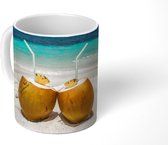 Mok - Kokosnoten Caribisch strand - 350 ML - Beker