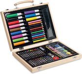 Tekendoos - tekenset koffer - kleurkoffer voor kinderen - kleurdoos - schilder set - hobbybox - Schoencadeautjes sinterklaas