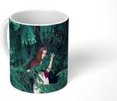 Mok - Kleurrijke naaldboom - 350 ML - Beker