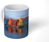 Mok - Groningen - Reitdiep - Huis - Kleuren - 350 ML - Beker