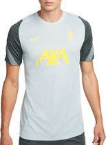 Nike Nike FC Liverpool Strike Shirt  Sportshirt - Maat XL  - Mannen - Grijs/donker grijs/geel