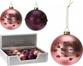 Oneiro's luxe kerstbal DIAM – ø8 cm - kerstbal - luxe verpakking – kerstcollectie – kerstdecoratie – kerstboomhanger – kerstversiering