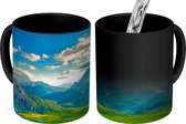 Magische Mok - Foto op Warmte Mok - Alpen - Zon - Natuur - 350 ML
