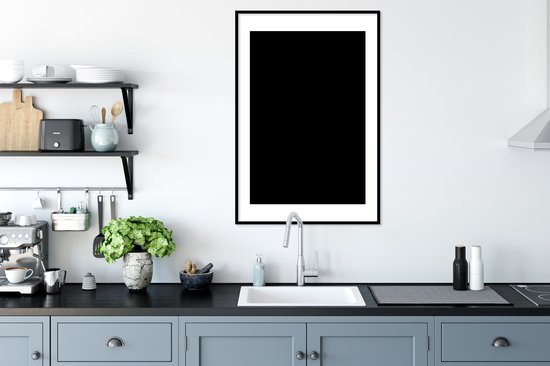 Cadre photo avec affiche - Joyeux Noël et Happy New - Proverbes - Citations - Nouvel An - 60x90 cm - Cadre pour affiche - Décorations de Noël - Décoration de Noël pour l'intérieur - Noël