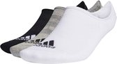 Adidas Golfsokken Heren Polykatoen Wit/grijs/zwart 3 Paar Mt 40-42