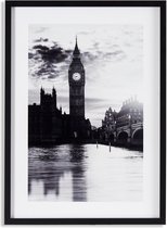 Giftdecor Schilderij Bigben 50 X 70 Cm Zwart/wit