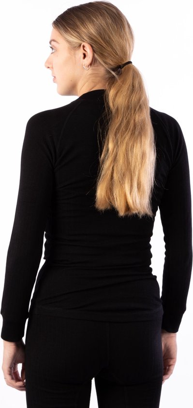 Avento Thermoshirt Lange Mouw - Vrouwen - Zwart - Maat 36