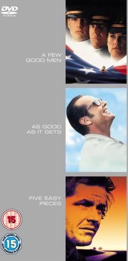 A Few Good Men + As Good as it Gets + Five easy pieces