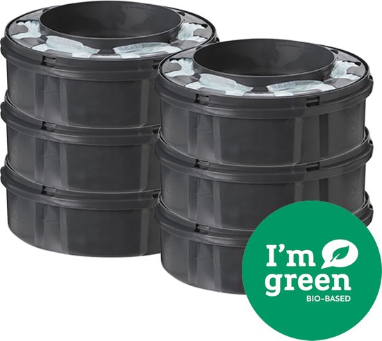 Tommee Tippee Twist & Click Milieuvriendelijke Luieremmer Navulling -  duurzaam geproduceerde Greenfilm - 6 stuks