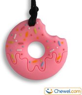 Bijtketting | Donut Happy Sprinkles | Roze | Chewel ®