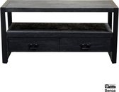 Zwart tv-dressoir 105x60x45cm - mangohout - tv meubel - meubel