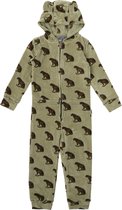 Claesen's Unisex Velvet Onesie- Cheetah Print- Maat 92-98