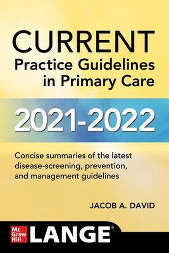 CURRENT Practice Guidelines in Primary Care 2020 | 9781260469844 ...