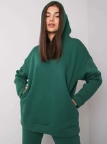 Dames Groene Oversized Trainingspak / Joggingpak Maat L