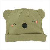 CuteLY KOALA PRINT Baby Beanie/Muts Khaki/Groen