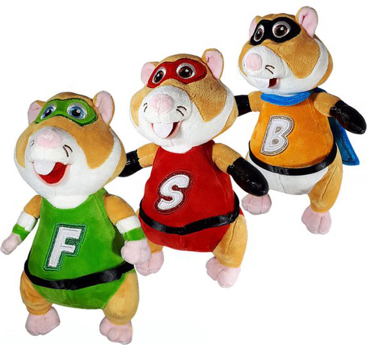Hamster Set van 3 Rood, Oranje, Groen Pluche Knuffel 26 cm | Hamsteren |  Hamster Plush... | bol.com