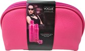 Geschenkset Vogue - Parfum Deodorant 150 ml - Shower Foam 200 ml - Toilettas - Roze - Schoencadeautjes sinterklaas - Cadeau - Sinterklaas - Kerst - Valentine - Valentijnsdag - vale