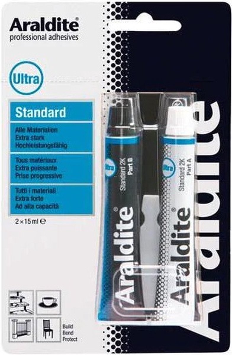 CYANOLIT – Araldite 2 x 15 ml – Epoxy – Snelle hechting