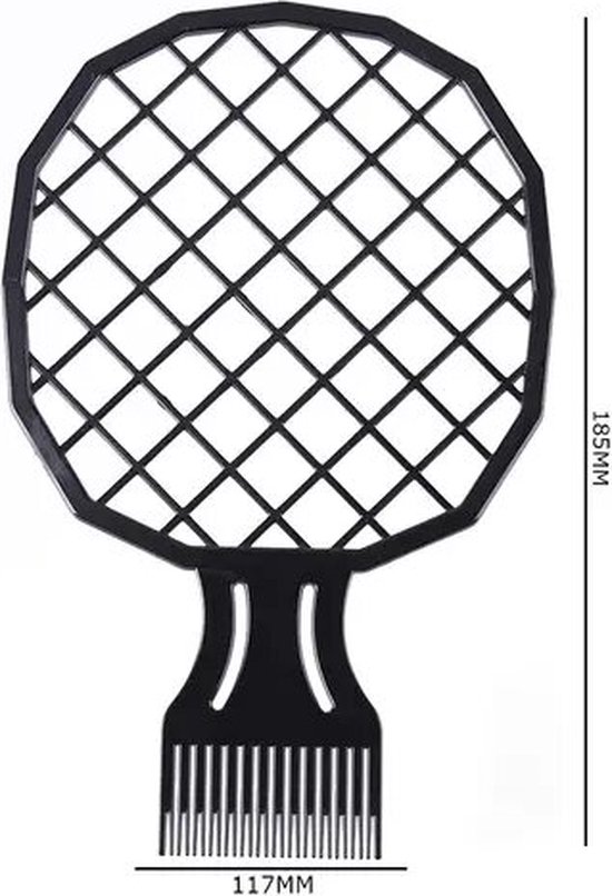 Draagbare 2 In 1 Afro Twist borstel Afro kam Twist Spons