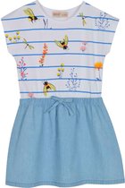alisé Zomer jurkje meisjes light denim color Blauw 92