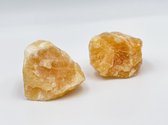 Infinity Quartz Orange Calcite | Oranje calciet | Ruw | Raw  ± 200-250 gram