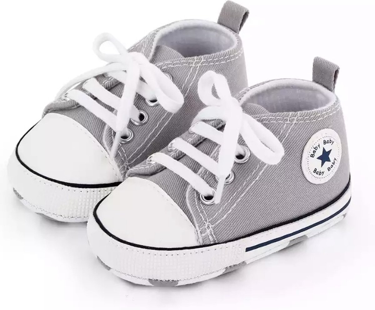 Baby Schoenen - Pasgeboren Babyschoenen - Meisjes/jongens - Eerste Baby Schoentjes 6-12 maanden - Maat 18 - Baby slofjes 12cm