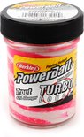 Berkley PowerBait Trout Turbo Dough, bubblegum kleur, 42% sterker.