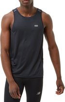 Inq Retane Hardloopshirt / Mouwloos - Zwart Heren - Maat XL