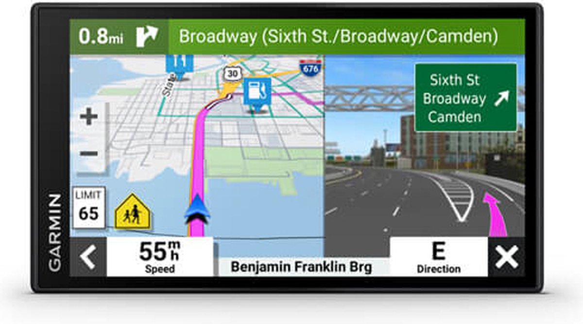 Garmin DriveSmart 66 MT-S - Navigatiesysteem Auto - Spraakbesturing - Smartphone meldingen - 6 inch scherm - Europa thumbnail 6